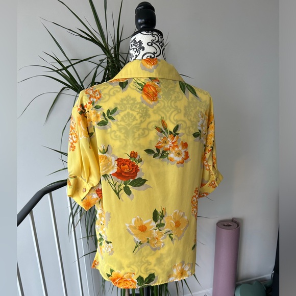 Floral simple retro blouse - Picture 10 of 11